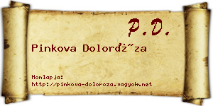 Pinkova Doloróza névjegykártya